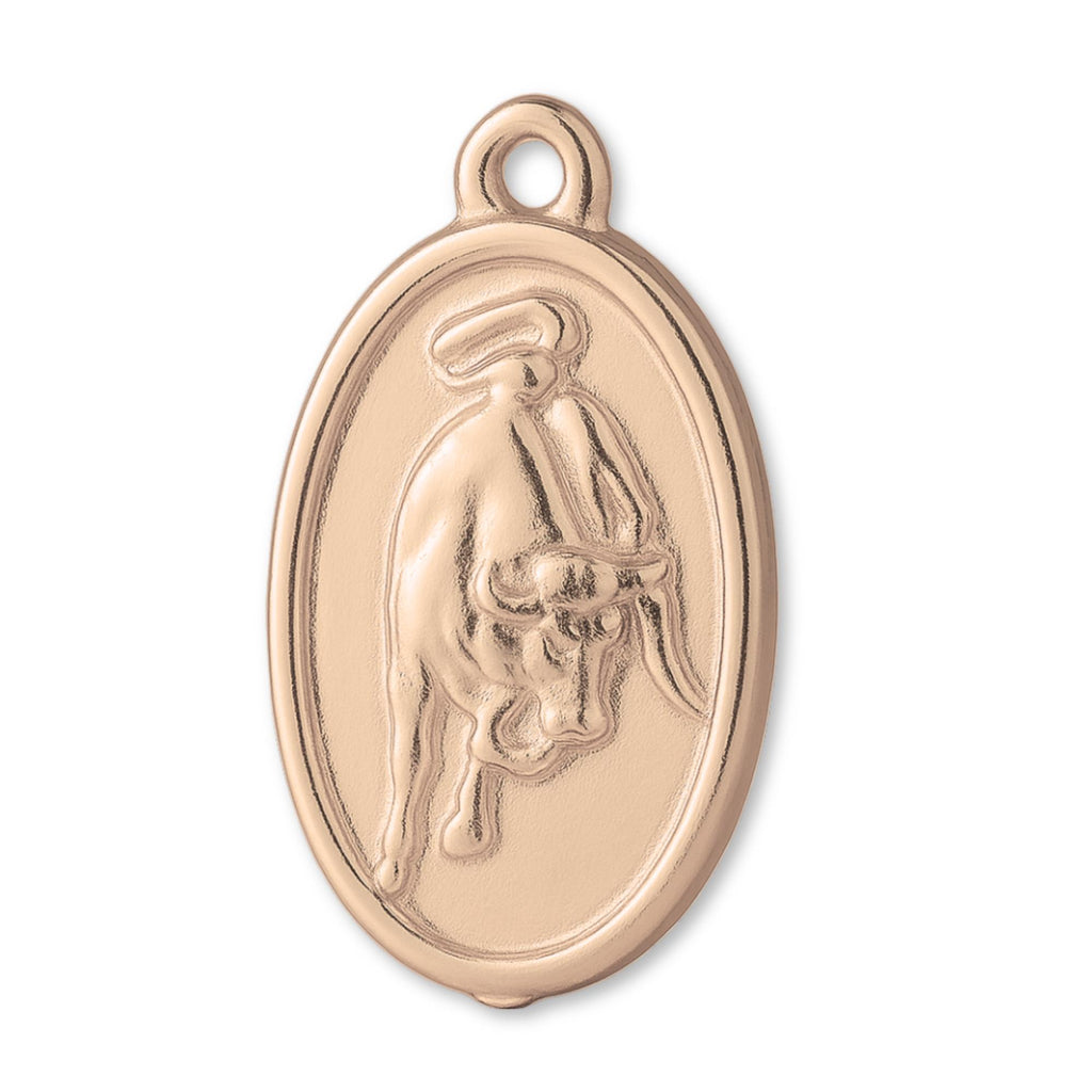 18ct Rose Gold - Raging Bull Charm