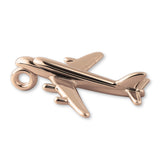18ct Rose Gold - Airliner Plane Charm