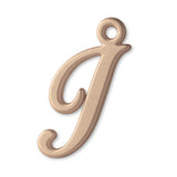 18ct Rose Gold - Cursive Letter Charm