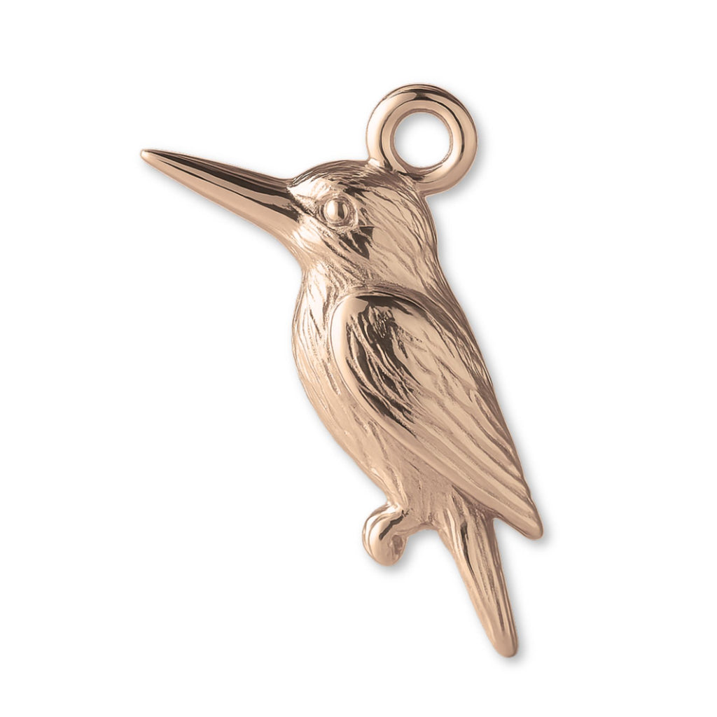 18ct Rose Gold - Laughing Kookaburra Charm
