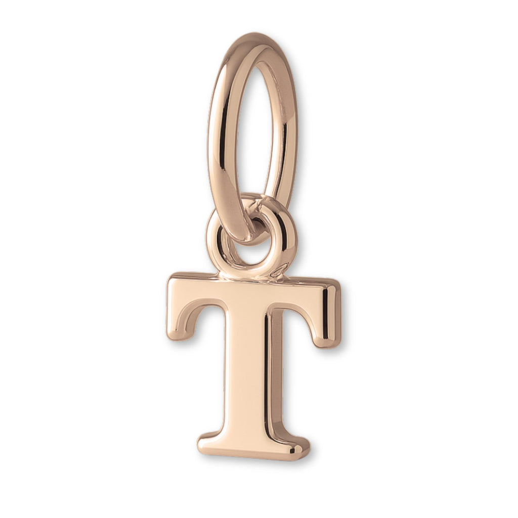 18ct Rose Gold - Petite Letter Charm