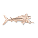 18ct Rose Gold - Ocean Marlin Charm