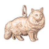 18ct Rose Gold - Ragdoll Cat Charm