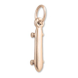 18ct Rose Gold - Longboard Skateboard Charm
