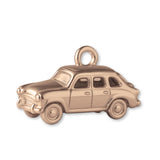 18ct Rose Gold - Retro Family Sedan Car Charm