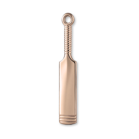 9ct Rose Gold - Classic Cricket Bat Charm