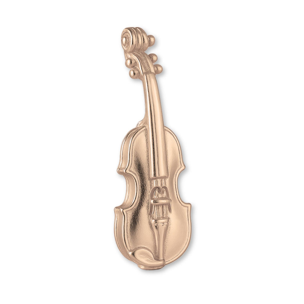 9ct Rose Gold - Classic Violin Charm