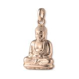 9ct Rose Gold - Seated Buddha Charm