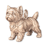 9ct Rose Gold - Yorkshire Terrier Dog Charm