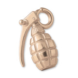 9ct Rose Gold - Hand Grenade Charm