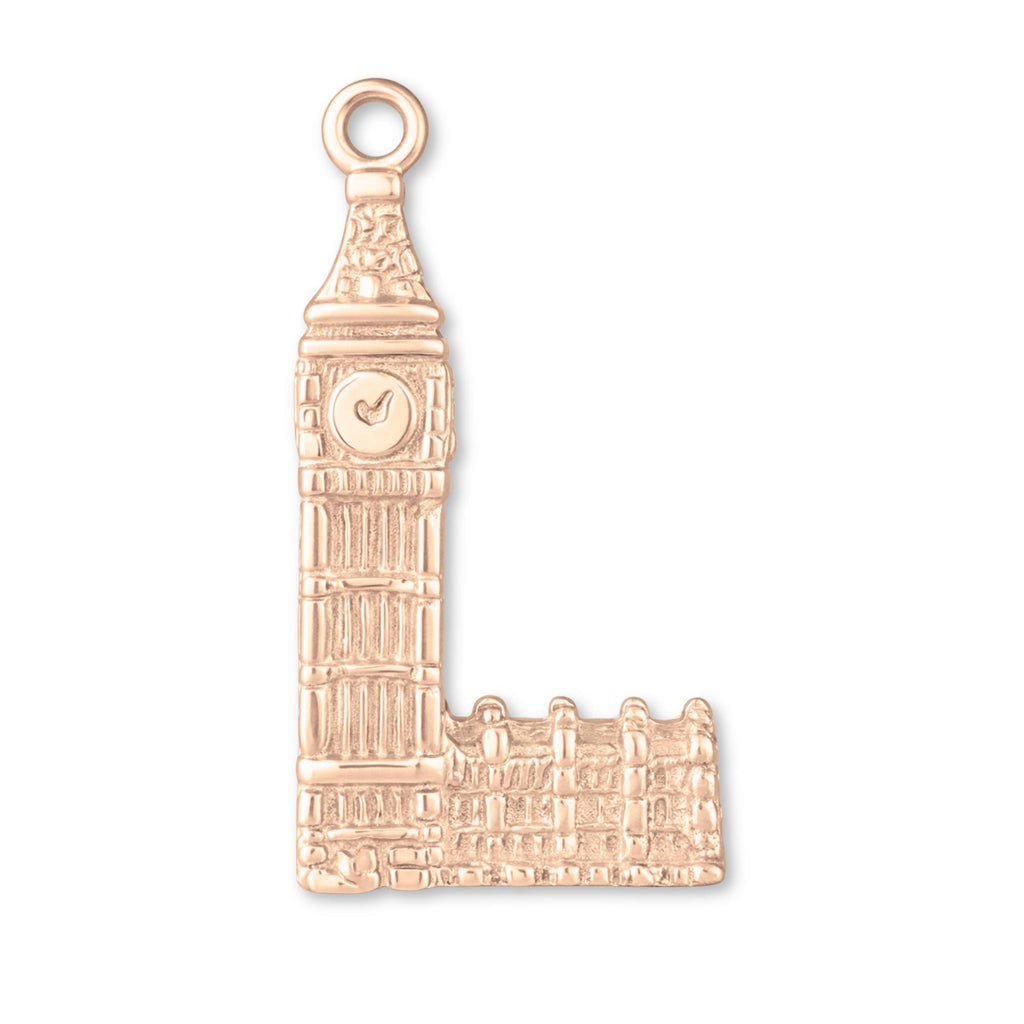 9ct Rose Gold - Big Ben Tower Charm