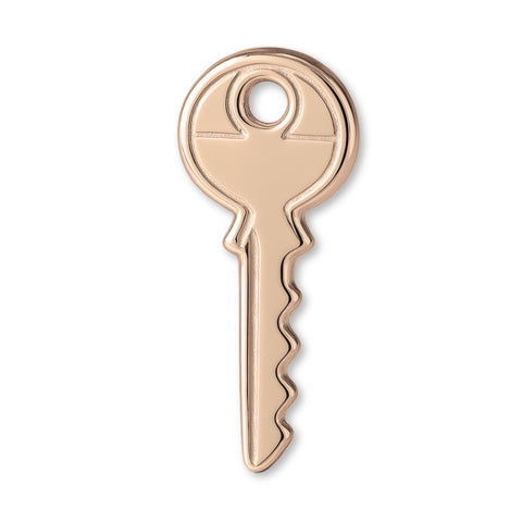 18ct Rose Gold - Vintage House Key Charm