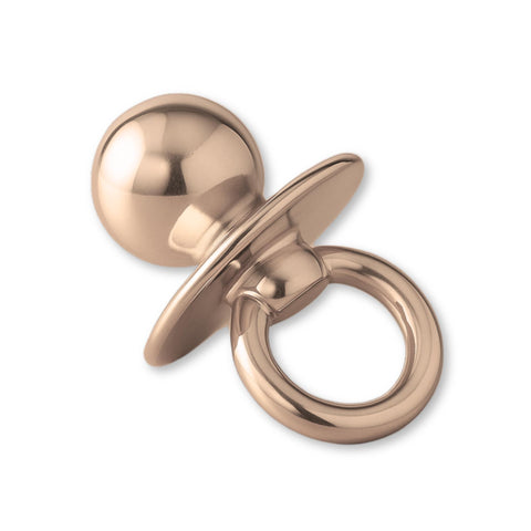 18ct Rose Gold - Modern Pacifier Charm