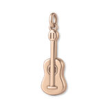 9ct Rose Gold - Minimalist Guitar Charm