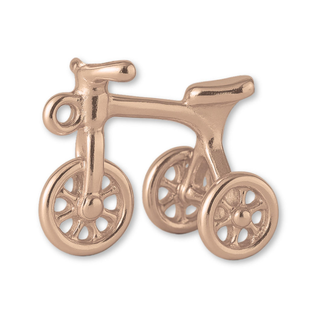 18ct Rose Gold - Kids Tricycle Charm