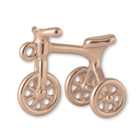 18ct Rose Gold - Kids Tricycle Charm