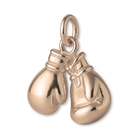 18ct Rose Gold - Vintage Boxing Gloves Charm