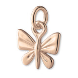 18ct Rose Gold - Modern Butterfly Charm