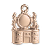 18ct Rose Gold - Vanity Dresser Charm