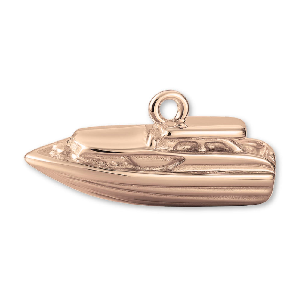 18ct Rose Gold - Powerboat Charm