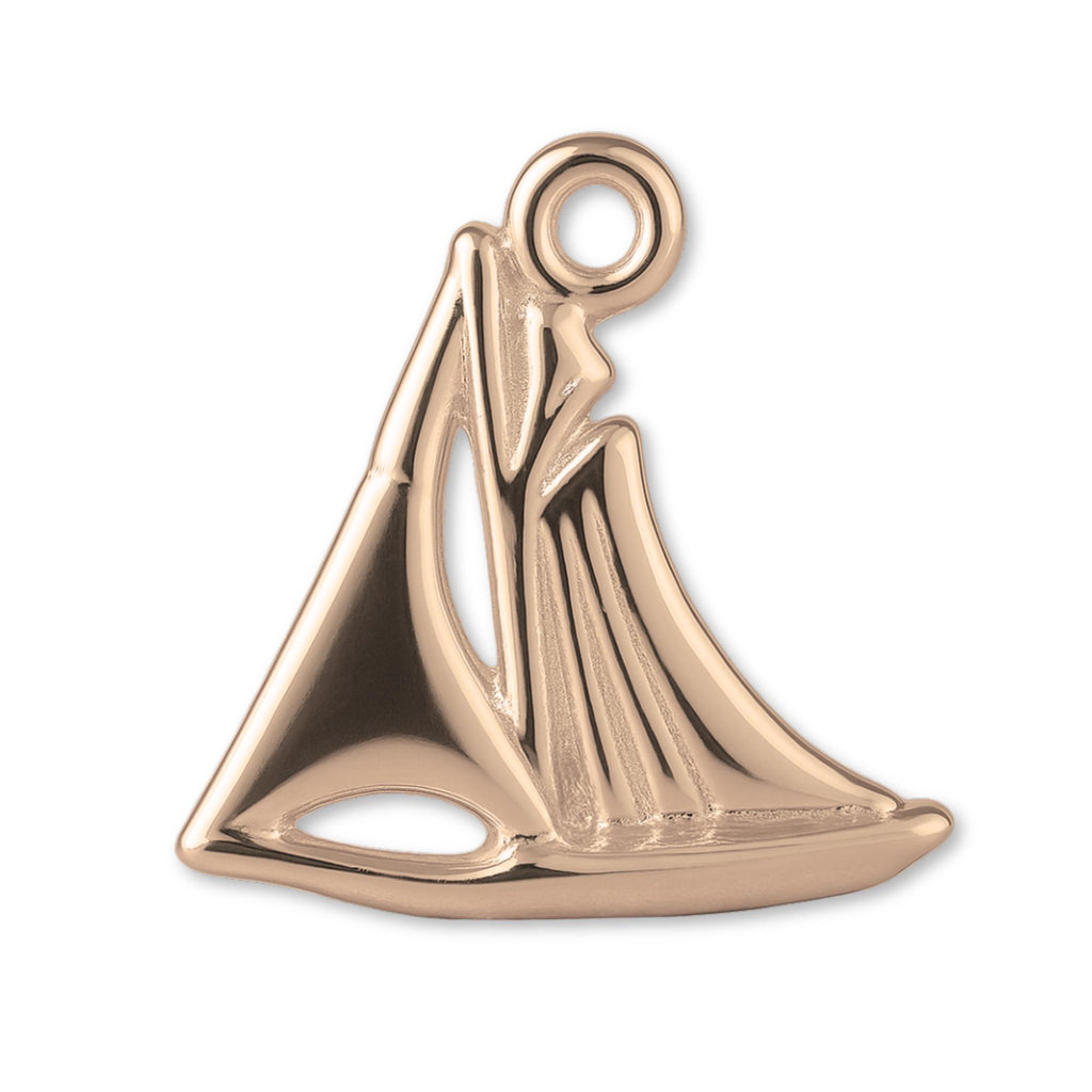 9ct Rose Gold - Regatta Sailboat Charm