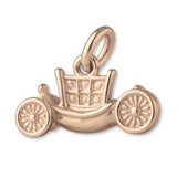 9ct Rose Gold - Princess Carriage Charm