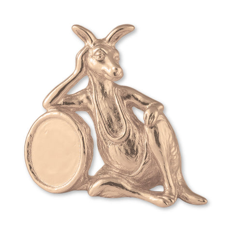 18ct Rose Gold - Lazy Kangaroo Charm