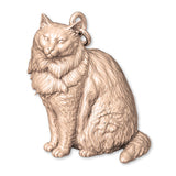9ct Rose Gold - Nebelung Cat Charm