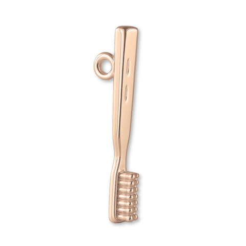 9ct Rose Gold - Classic Toothbrush Charm