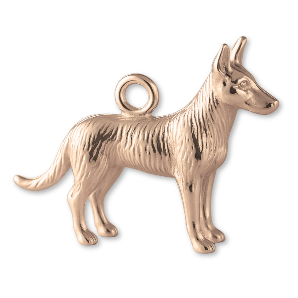18ct Rose Gold - Wild Dingo Charm