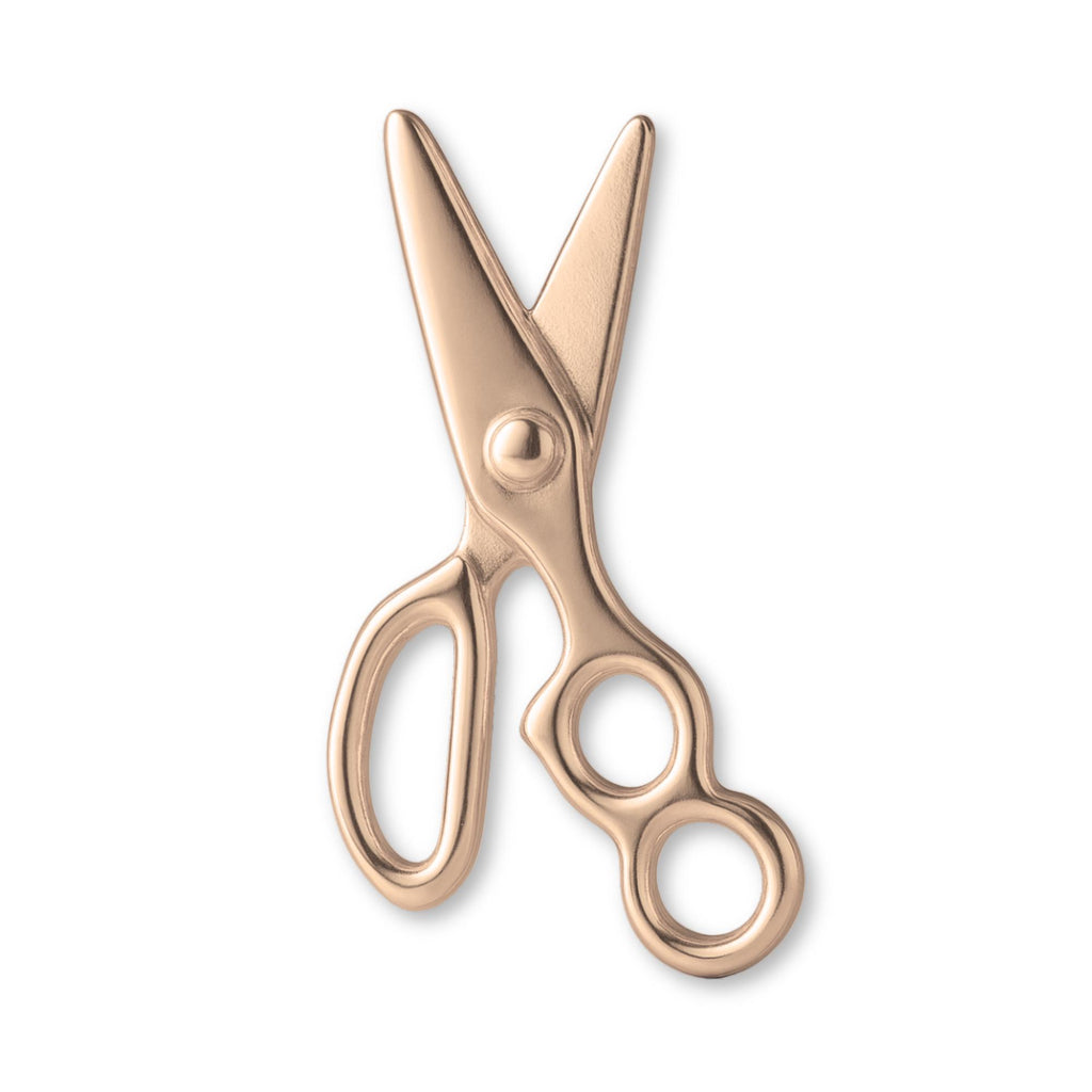 9ct Rose Gold - Hair Stylist Scissors Charm