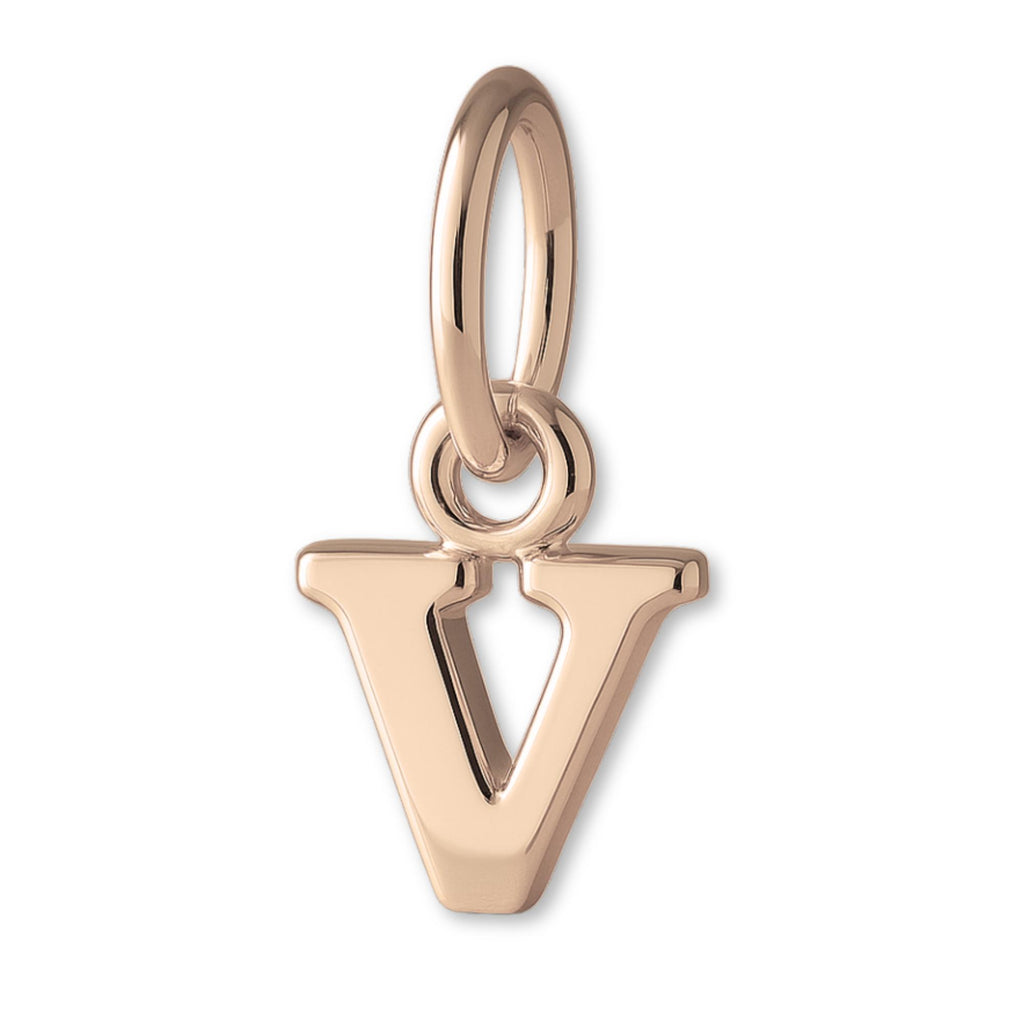18ct Rose Gold - Petite Letter Charm