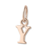 18ct Rose Gold - Petite Letter Charm