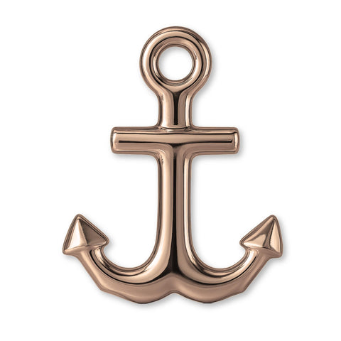 9ct Rose Gold - Bold Anchor Charm