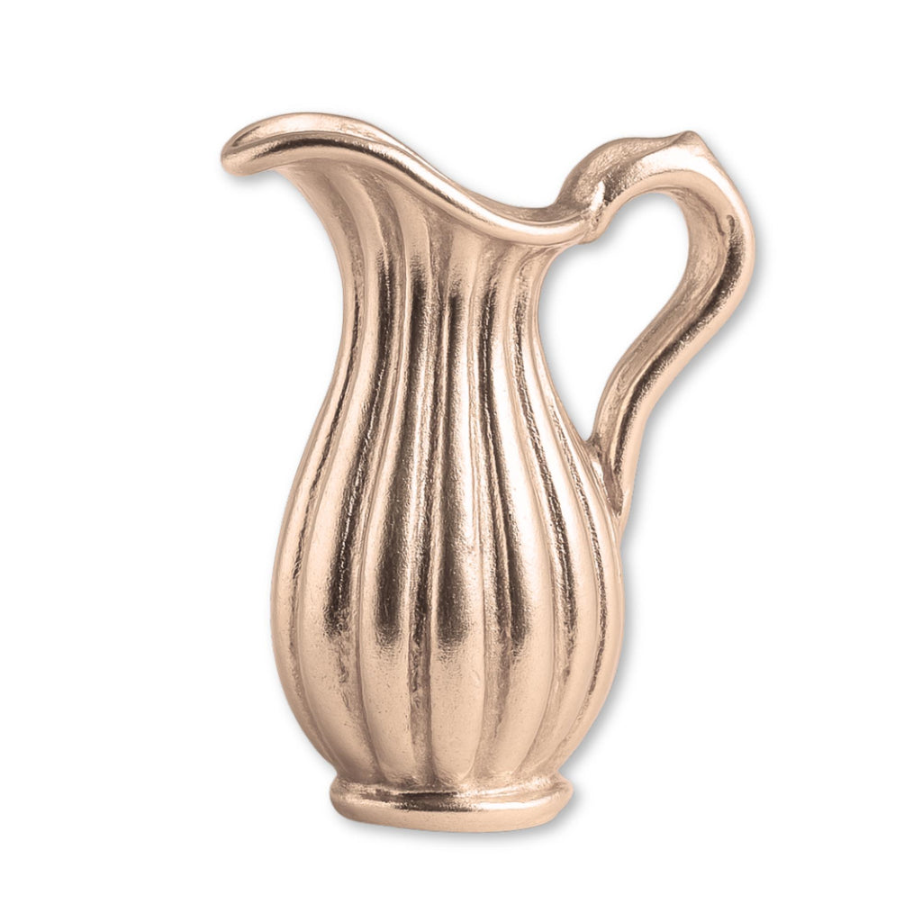 9ct Rose Gold - Fluted Water Pitcher Charm
