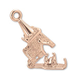 18ct Rose Gold - Church Mass Charm