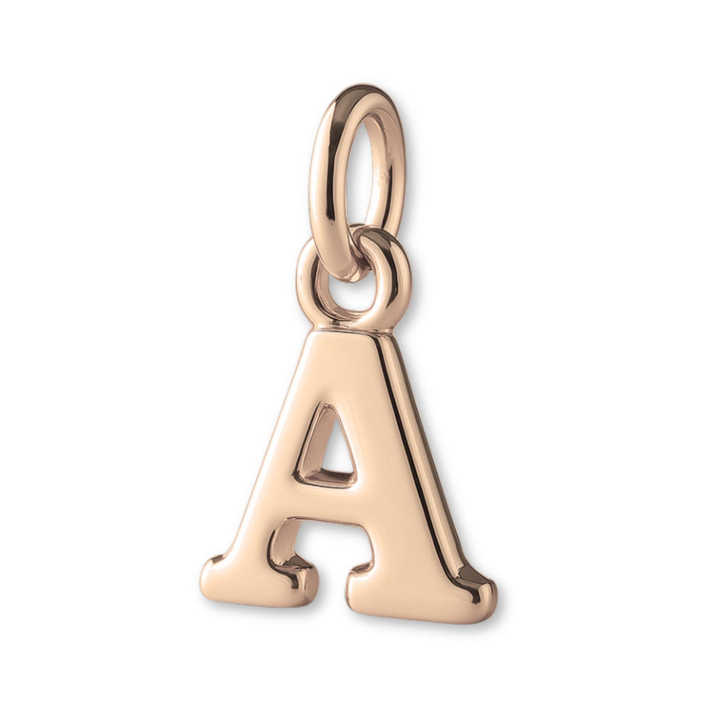 18ct Rose Gold - Petite Letter Charm