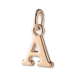 18ct Rose Gold - Petite Letter Charm