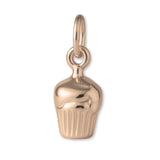 18ct Rose Gold - Mini Cupcake Charm