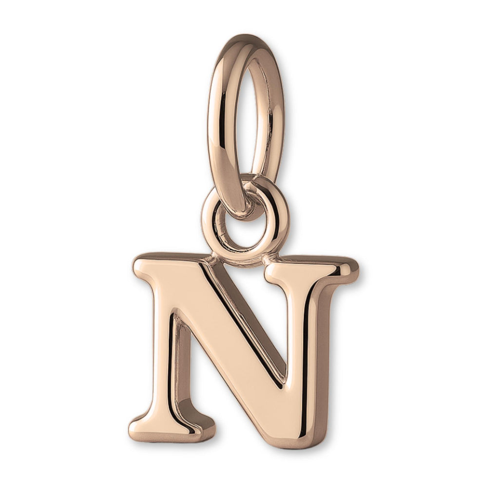 18ct Rose Gold - Petite Letter Charm
