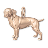 18ct Rose Gold - German Shorthaired Pointer Dog Charm