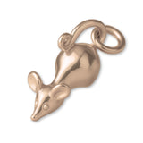 9ct Rose Gold - House Mice Charm