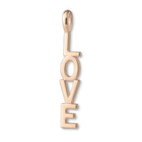 18ct Rose Gold - Vertical Love Charm