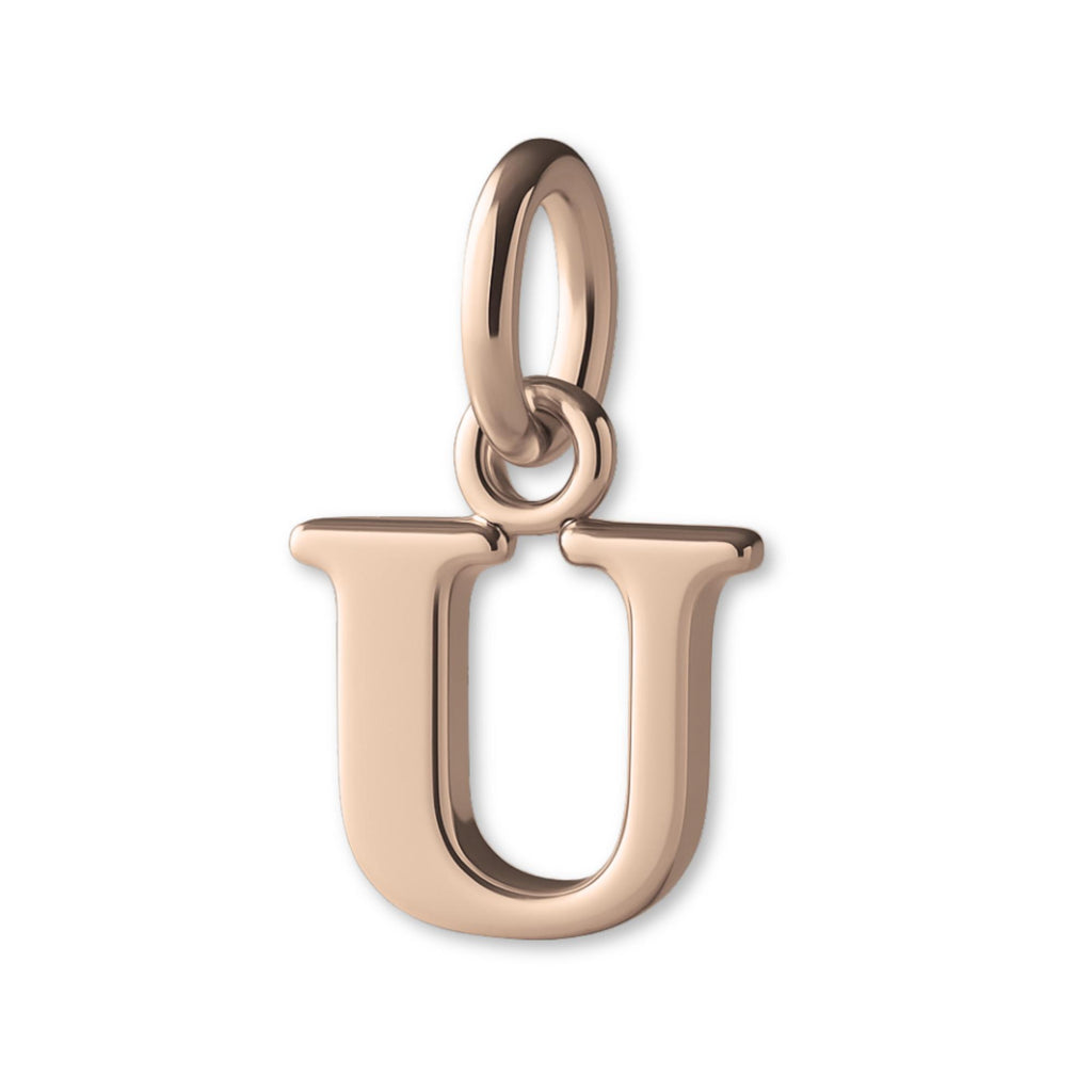 18ct Rose Gold - Petite Letter Charm