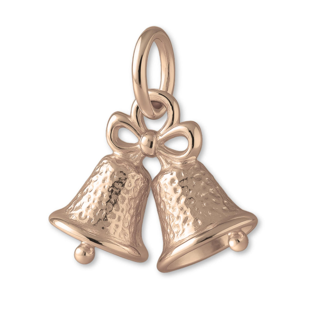 18ct Rose Gold - Christmas Jingle Bells Charm