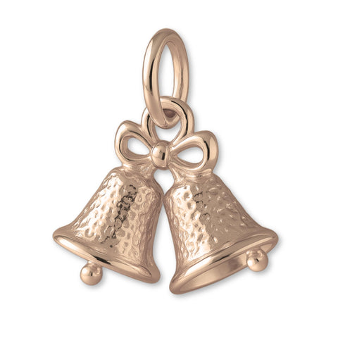 18ct Rose Gold - Christmas Jingle Bells Charm
