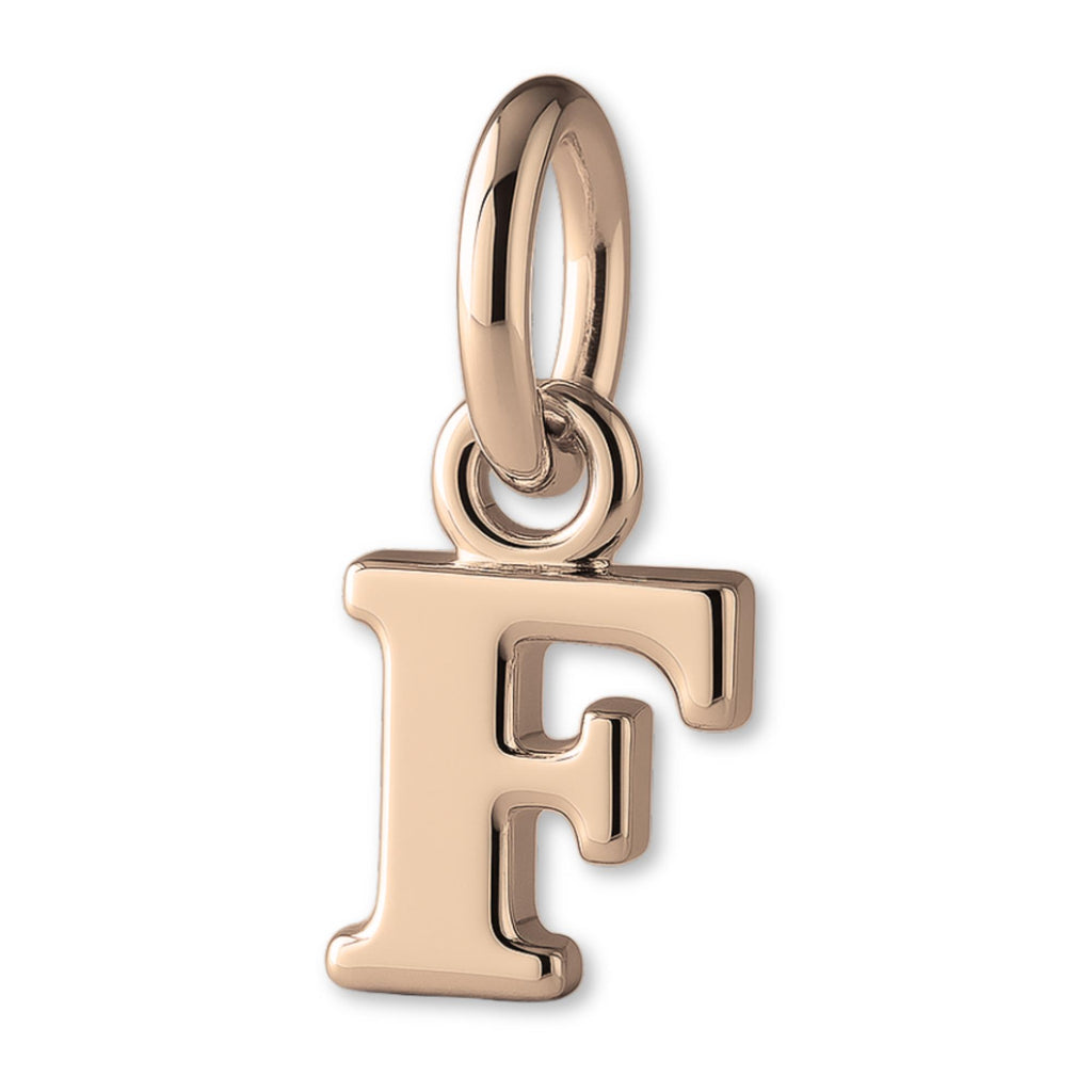 18ct Rose Gold - Petite Letter Charm