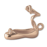 9ct Rose Gold - Ballet Slipper Charm