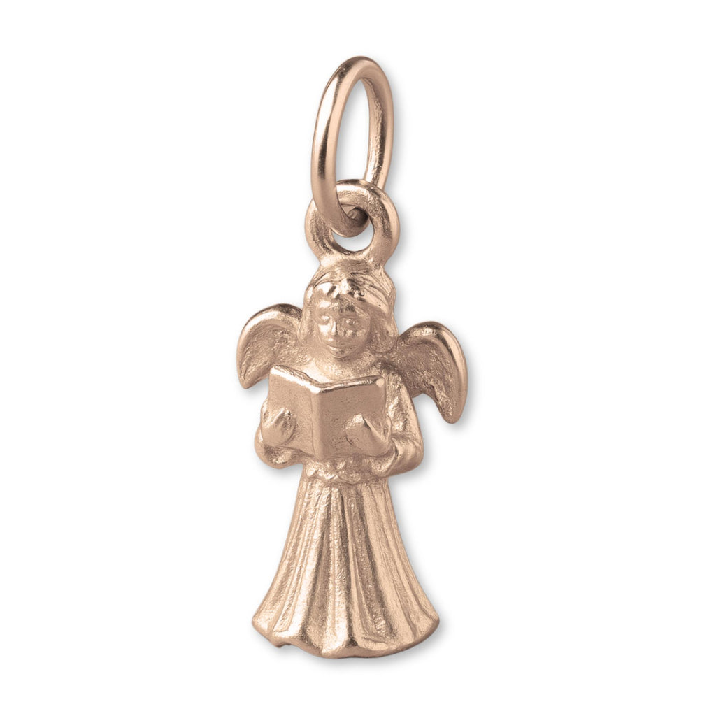 9ct Rose Gold - Christmas Carol Angel Charm