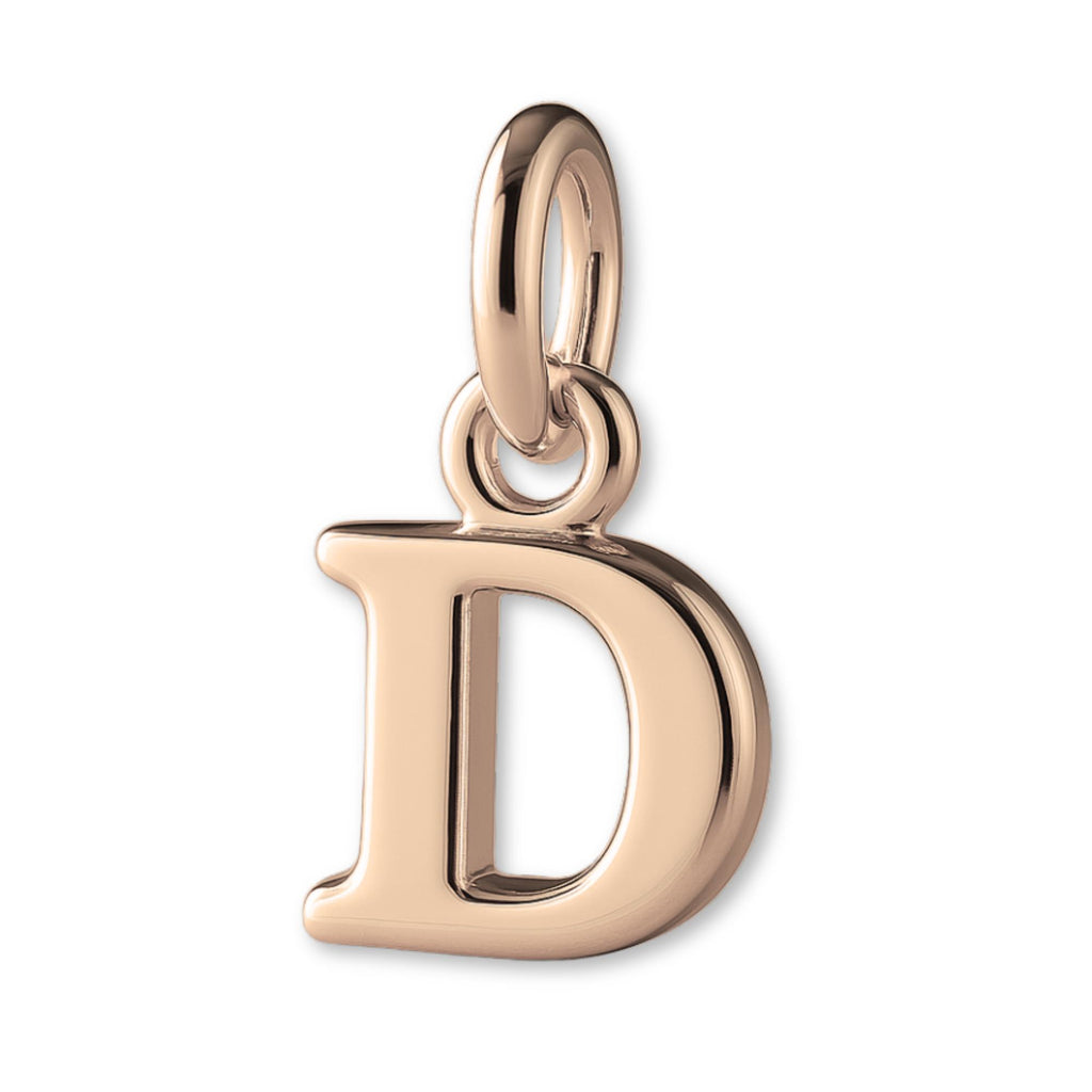 18ct Rose Gold - Petite Letter Charm